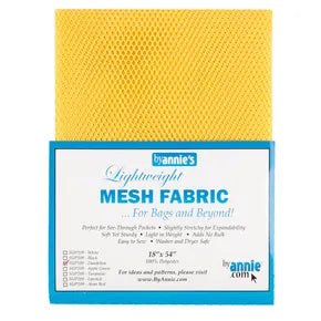 Lighweight Mesh Fabric in Dandelion from ByAnnie