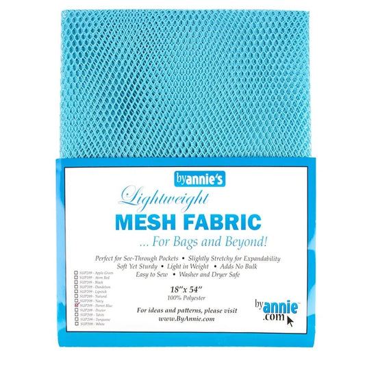 Lightweight Mesh Fabric in Parrot Blue from ByAnnie