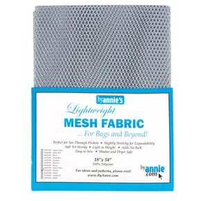 Lightweight Mesh Fabric in Pewter from ByAnnie