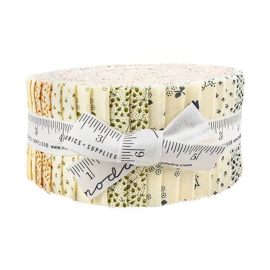 Garden Gatherings Shirtings Jelly Roll by Primitive Gatherings for Moda Fabrics