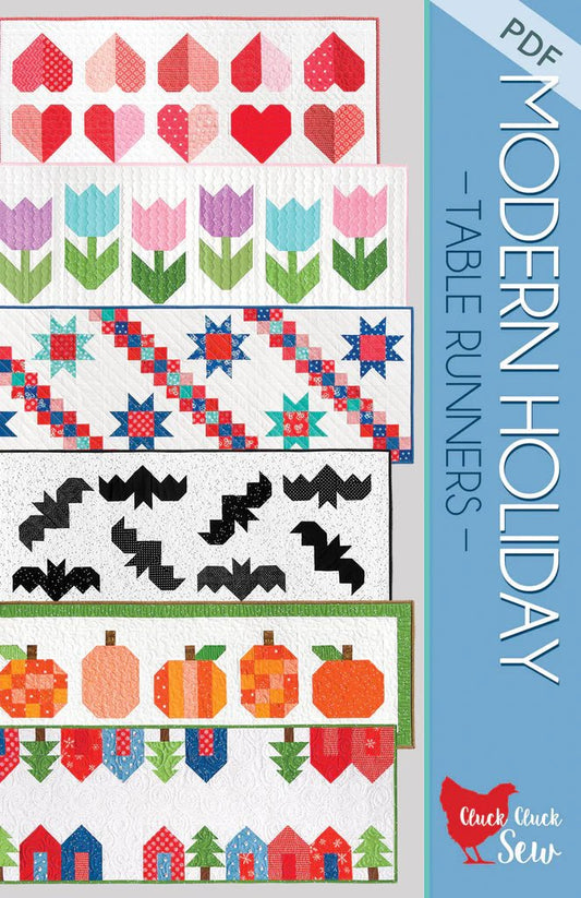 Cluck Cluck Sew Patterns Modern Holiday Table Runners