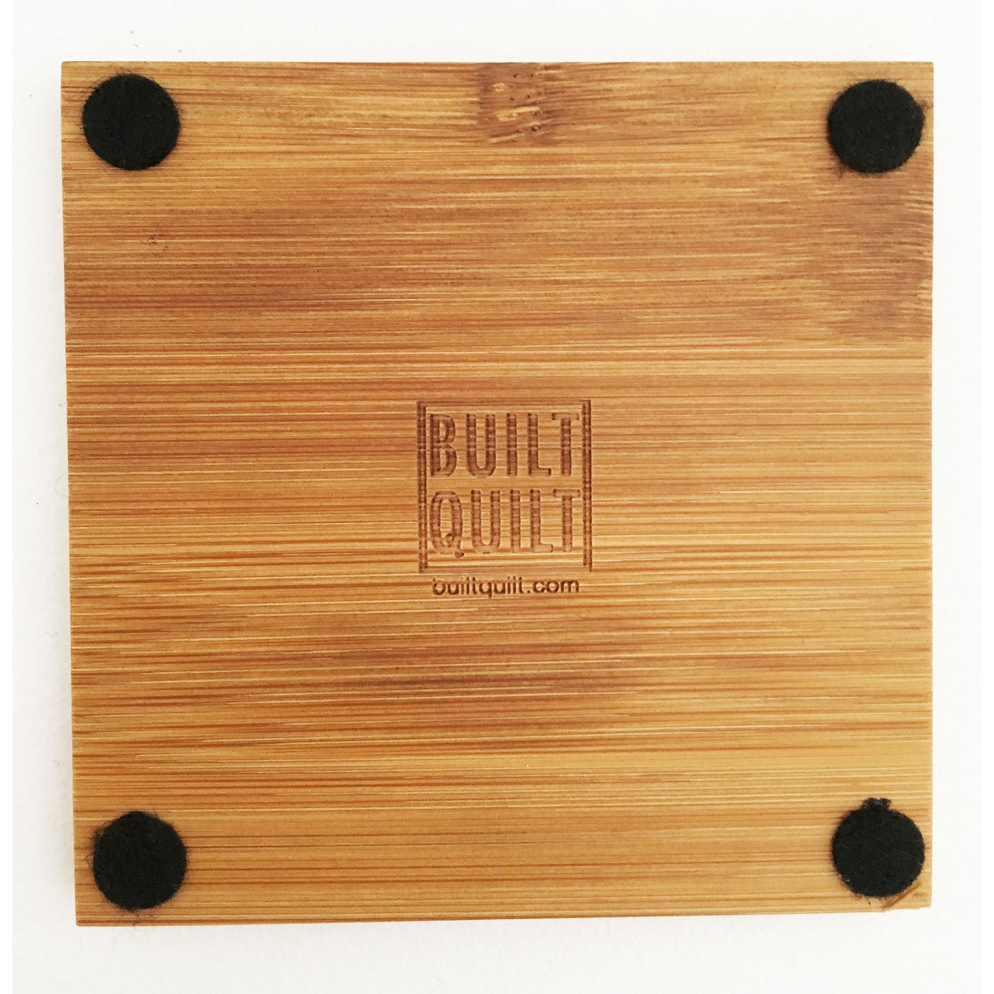 Sentry's Pastime Bamboo Wood Square Coasters - Set of 4