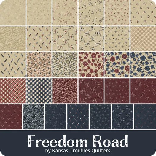 Freedom Road Jelly Roll by Kansas Troubles Quilters for Moda Fabrics