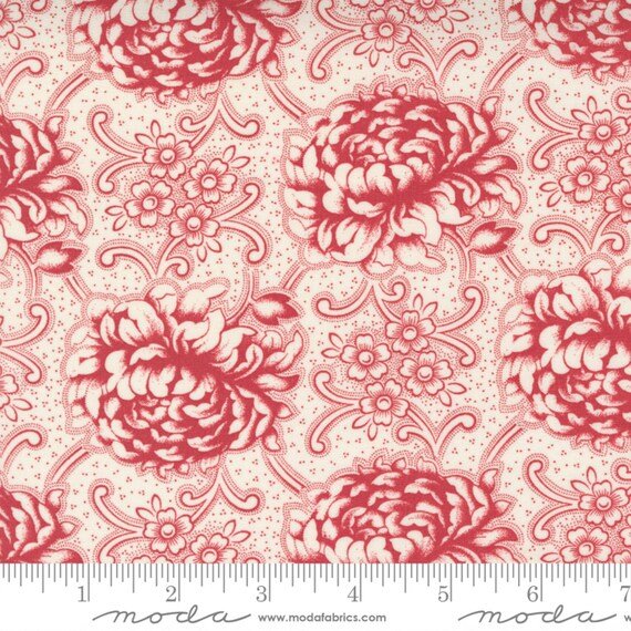 Cranberries And Cream Cranberry by 3 Sisters for Moda Fabrics