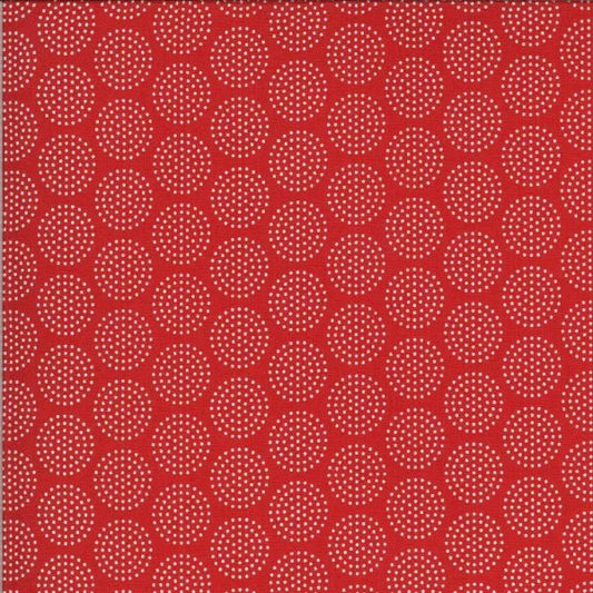 Animal Crackers Red Brushed Cotton by Sweetwater for Moda Fabrics