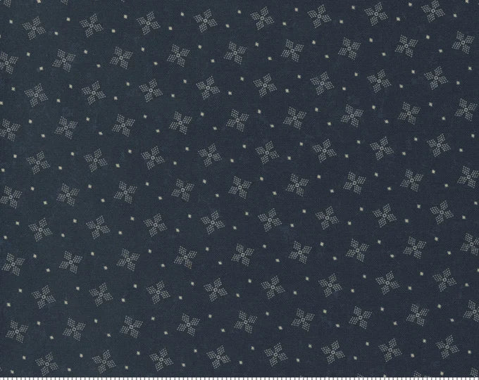 Navy Pinwheel from Freedom Road by Kansas Troubles Quilters for Moda Fabrics