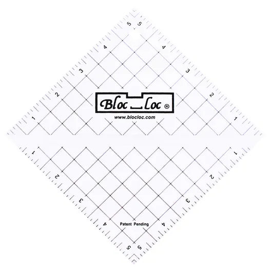 Bloc_Loc 5.5" Half-Square Triangle Square Up Ruler