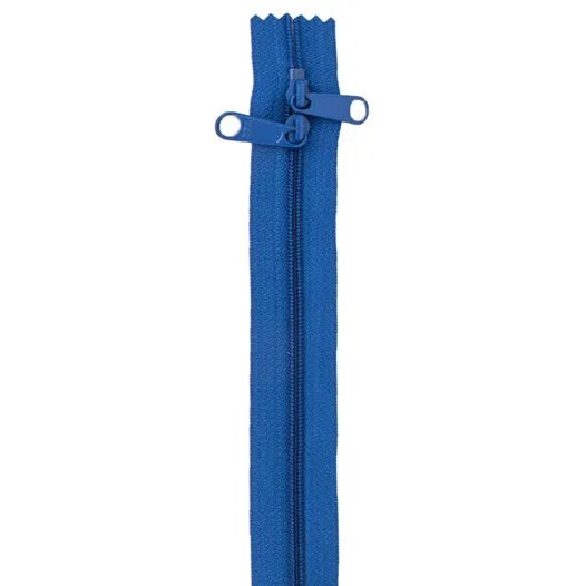Blastoff Blue 30" Double Slide Handbag Zipper