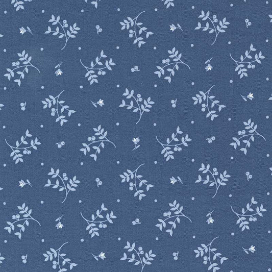 Cream Blueberry Blossoms Ditsy from Blueberry Delight by Bunny Hill Designs for Moda Fabrics