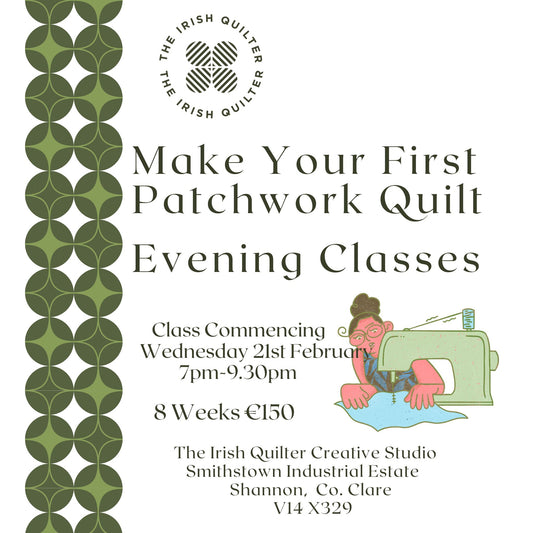 Make your First Patchwork Quilt Wednesday Evening Classes