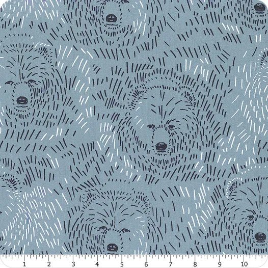 Bears in Cornflower from Marigold by Aneela Hoey for Moda Fabrics