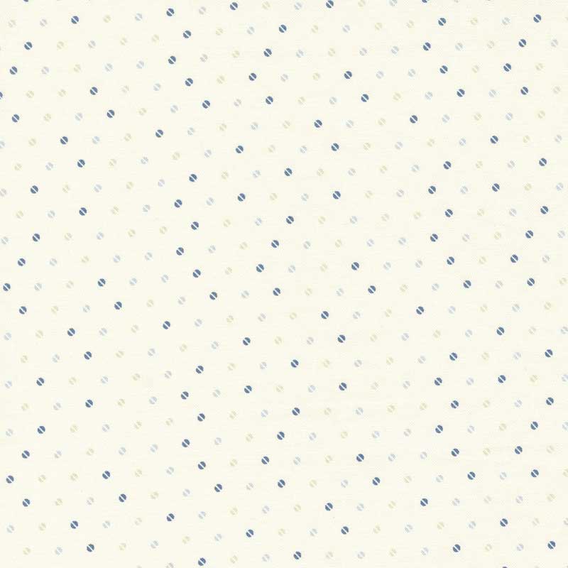 Berry Dots in Cream from Blueberry Delight by Bunny Hill Designs for Moda Fabrics