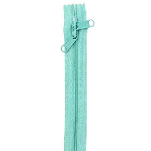 Turquoise 30" Double Zip Handbag Zipper