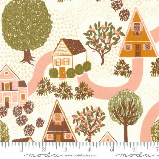Street View in Cloud from Quaint Cottage by Gingiber for Moda Fabrics