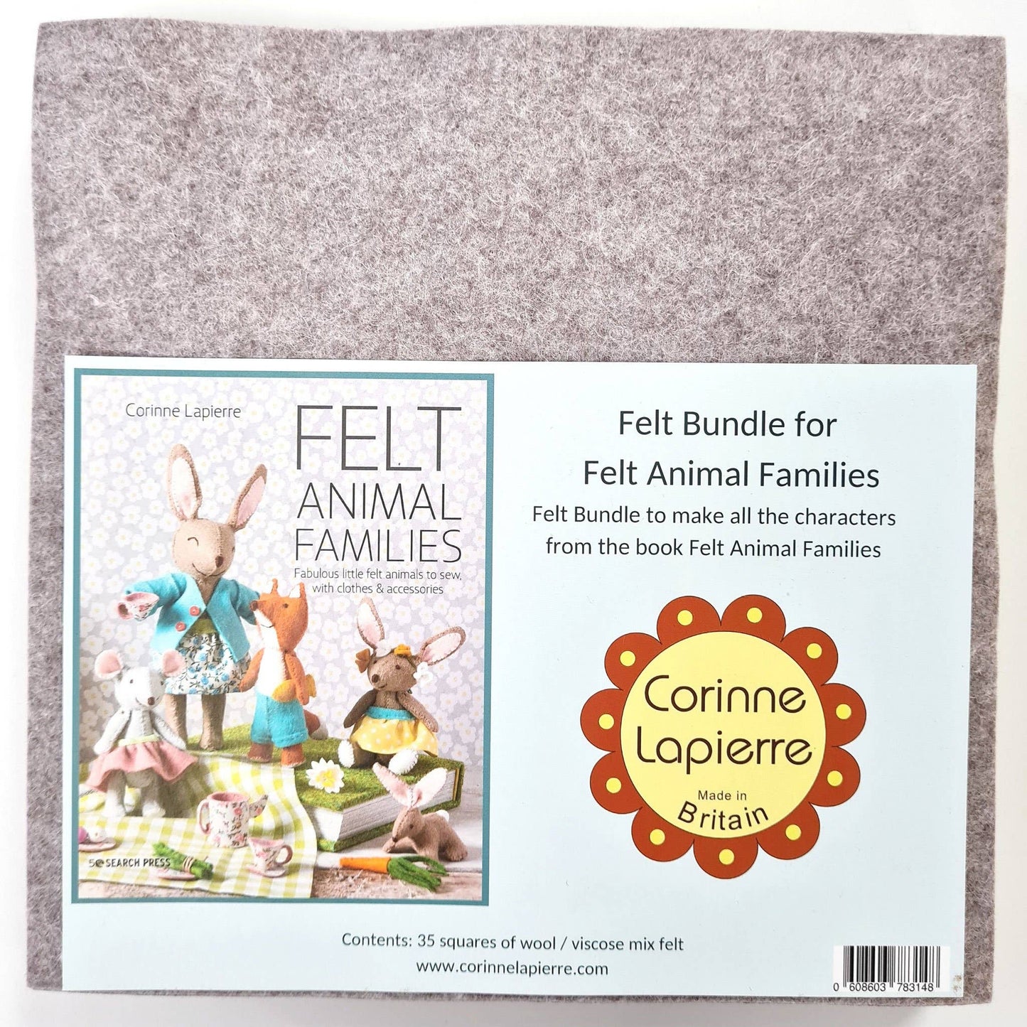 Felt Bundle for Felt Animal Families Book by Corinne Lapierre