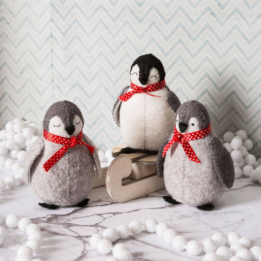 Baby Penguins Felt Craft Kit by Corinne Lapierre