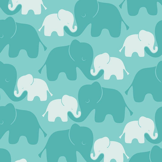 Imaginarium Elephants 100% Cotton Flannel by Camelot