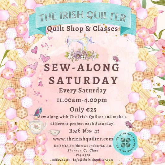 Sew Along Saturday, Clam Up ByAnnie Pouch Saturday 4th November