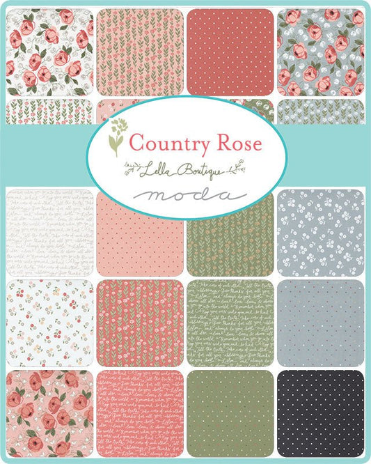 Country Rose Charm Pack Lella Boutique for Moda Fabrics