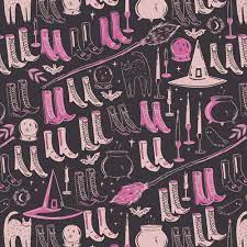 Witches Wardrobe Black from Spooky N' Sweeter by Art Gallery Fabrics