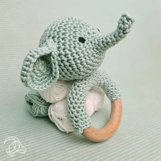 Elephant Rattle Crochet Kit
