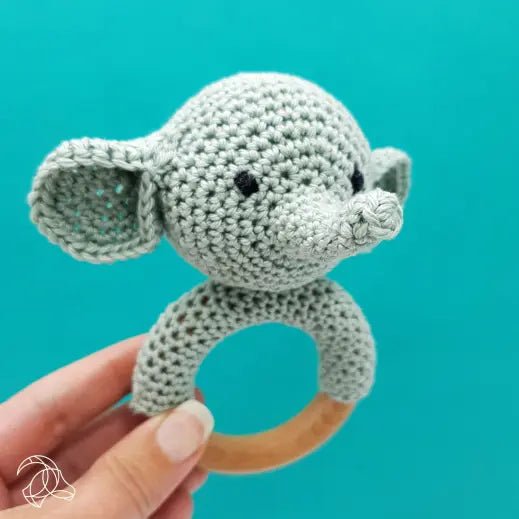 Elephant Rattle Crochet Kit