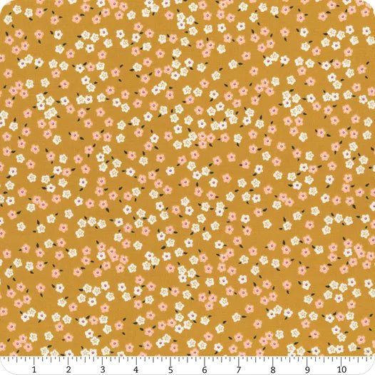 Forget Me Not in Honey from Evermore by Sweetfire Road for Moda Fabrics