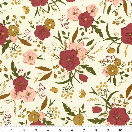 Woodland Bouquet in Lace from Evermore by Sweetfire Road for Moda Fabrics