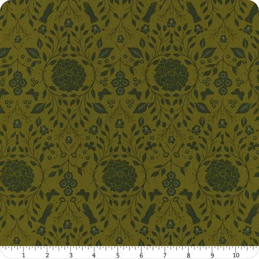 Garden Gate in Fern from Evermore by Sweetfire Road for Moda Fabrics