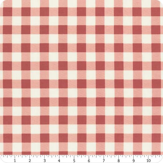 Strawberry Picnic Gingham from Evermore by Sweetfire Road for Moda Fabrics