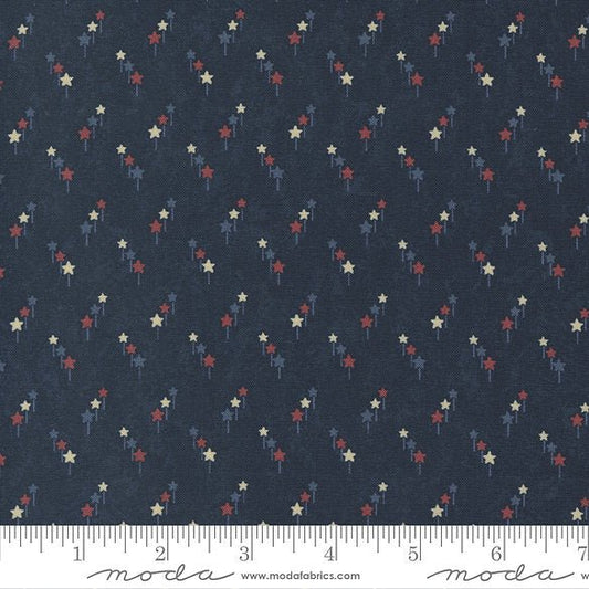 Shooting Stars in Blue from Freedom Road by Kansas Troubles Quilters for Moda Fabrics