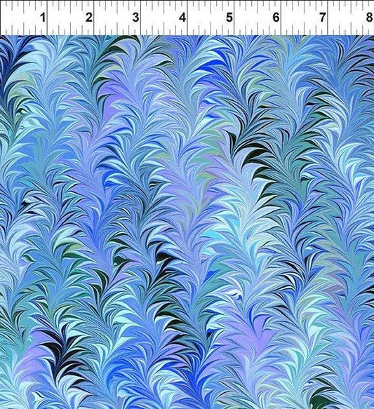 Marble Essence in Purple/Blue by Jason Yenter for In The Beginning Fabrics