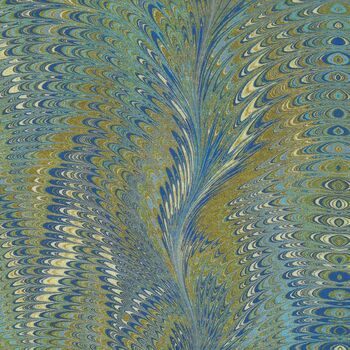 Marble Essence in Blue/Green by Jason Yenter for In The Beginning Fabrics