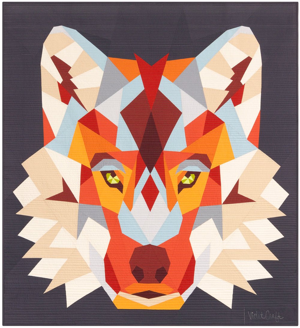 Wolf Abstractions Quilt Pattern by Violet Craft