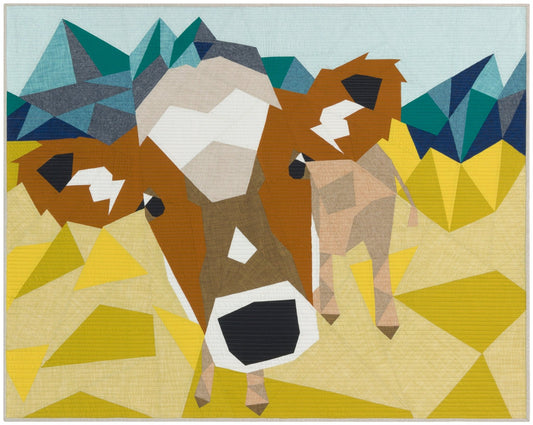 Cow Abstractions Quilt Pattern by Violet Craft