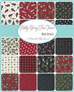 REDUCED:  Holly Berry Tree Farm Charm Pack by Deb Strain for Moda Fabrics