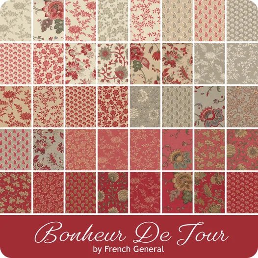 Bonheur de Jour Layer Cake by French General for Moda Fabrics