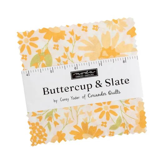 Buttercup & Slate Charm Pack Corey Yoder for Moda Fabrics