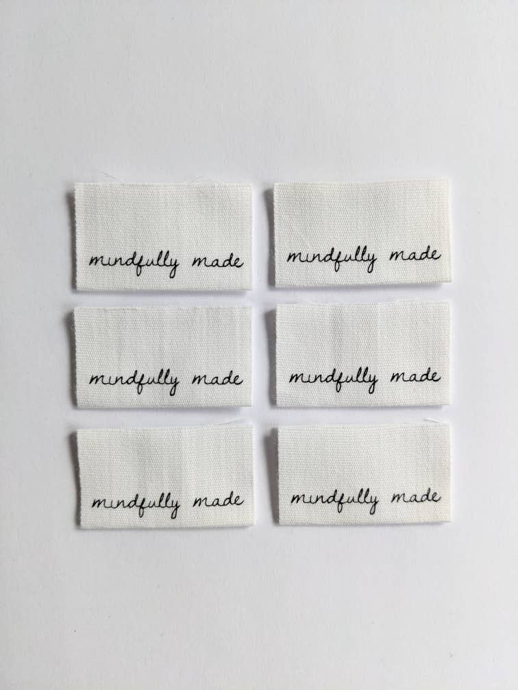 Mindfully Made, Cotton Luxe Labels by Intensely Distracted