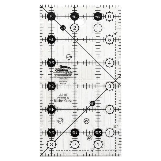 Creative Grids Quilt Ruler 3.5" x 6.5"