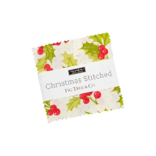 Christmas Stitched MINI Charm Pack by Fig Tree Quilts for Moda Fabrics