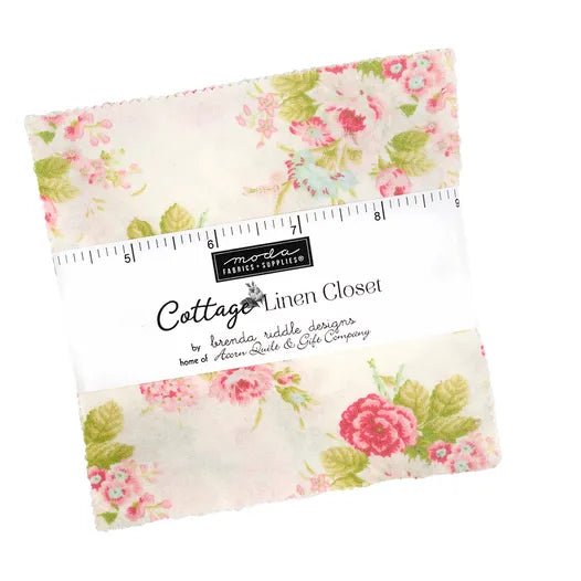 Cottage Linen Closet Charm Pack by Brenda Riddle for Moda Fabrics