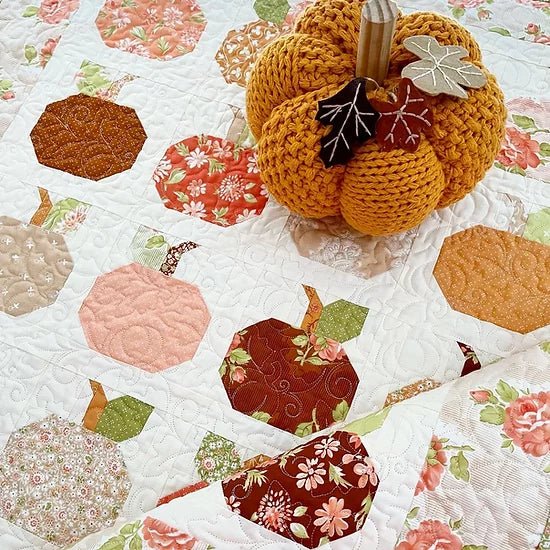 Pumpkin Charms Paper Quilt Pattern by The Pattern Basket
