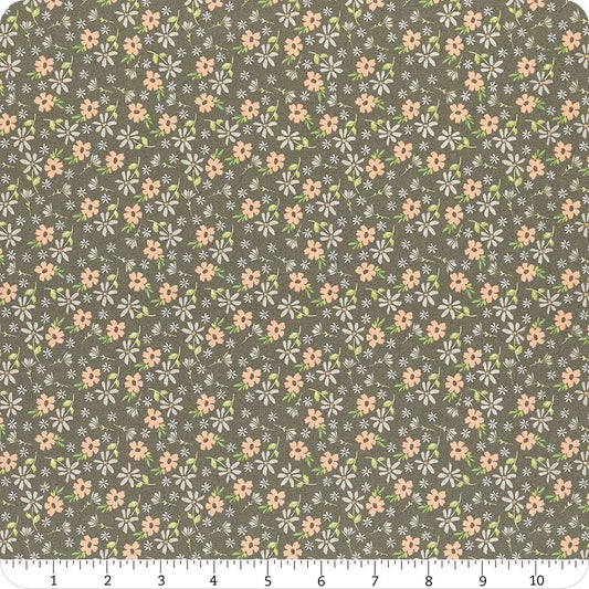 Floral in Charcoal from Emma by Sherri & Chelsi for Moda Fabrics