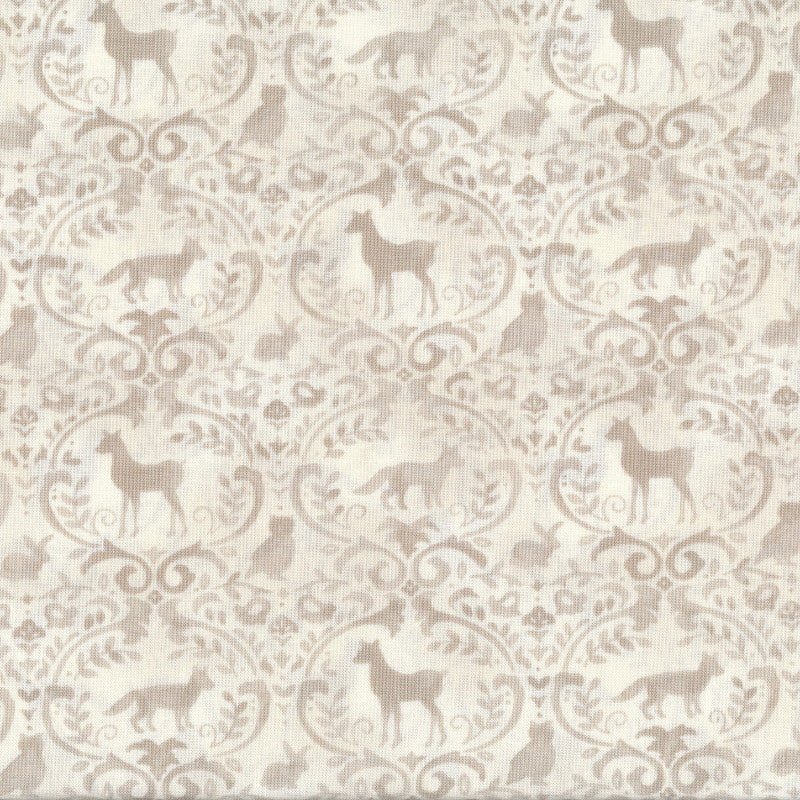Effie's Woods Cream Animals by Deb Strain for Moda Fabrics