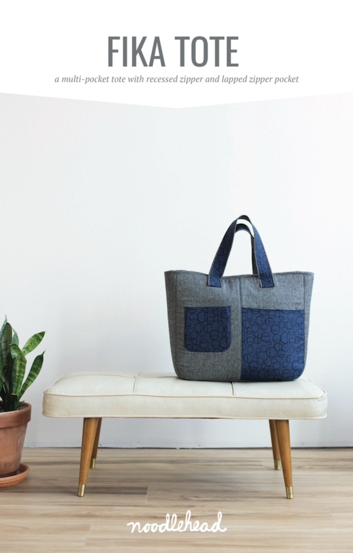 Fika Tote Bag Pattern by Noodlehead