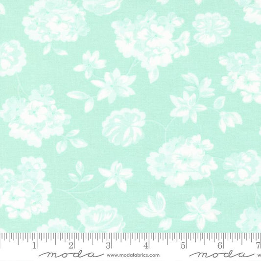 Garden Floral in Aqua from Lighthearted by Camille Roskelley for Moda Fabrics