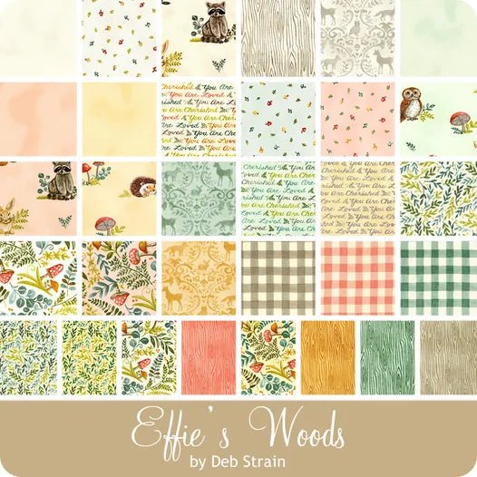 Effie's Woods Mini Charm Pack by by Deb Strain for Moda Fabrics