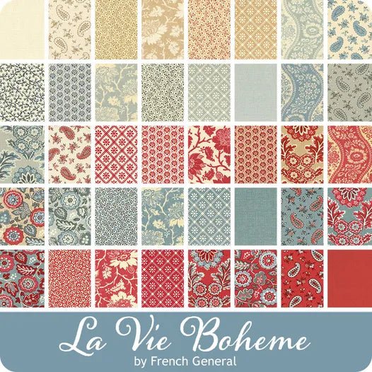 La Vie Boheme Charm Pack French General for Moda Fabrics