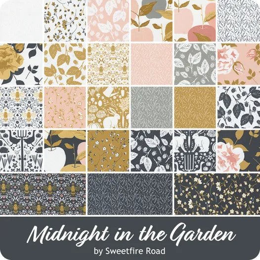 Midnight in the Garden Charm Pack by Sweetfire Road for Moda Fabrics